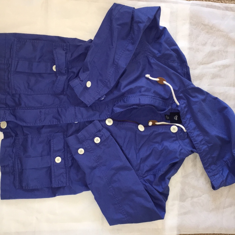 Blue utility jacket